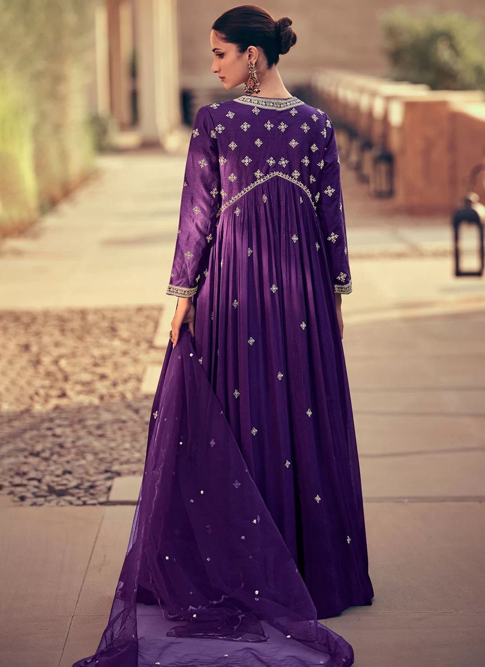 Elegant Purple SYMK - Indian Dress House 786