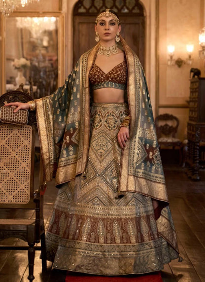 Elegant Royal Gold RWL - Indian Dress House 786