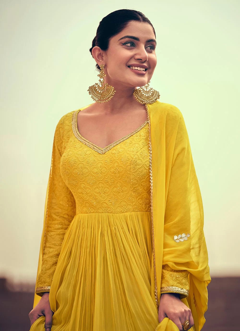 Elegant Yellow SE SYMK - Indian Dress House 786