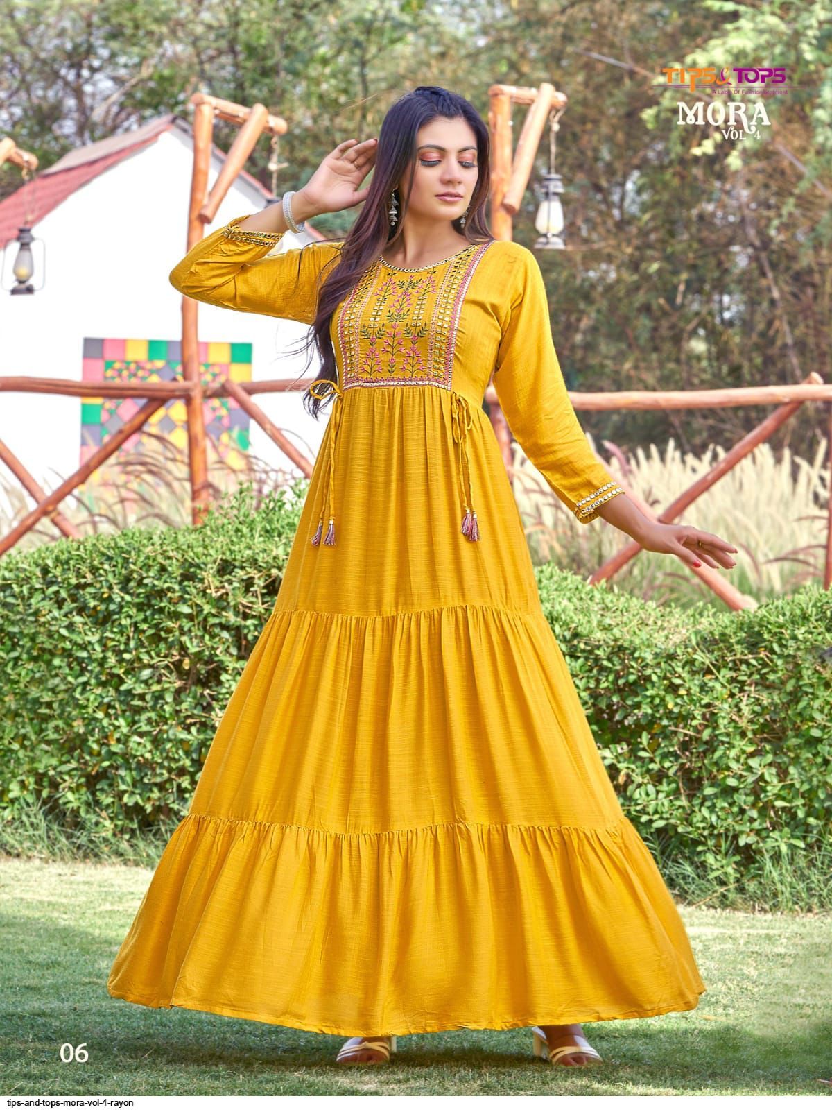 Elegant Yellow TT06 KT - Indian Dress House 786