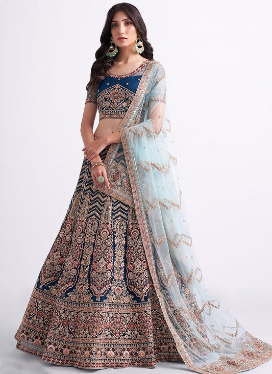 Exclusive Blue & Gold ABHPL - Indian Dress House 786