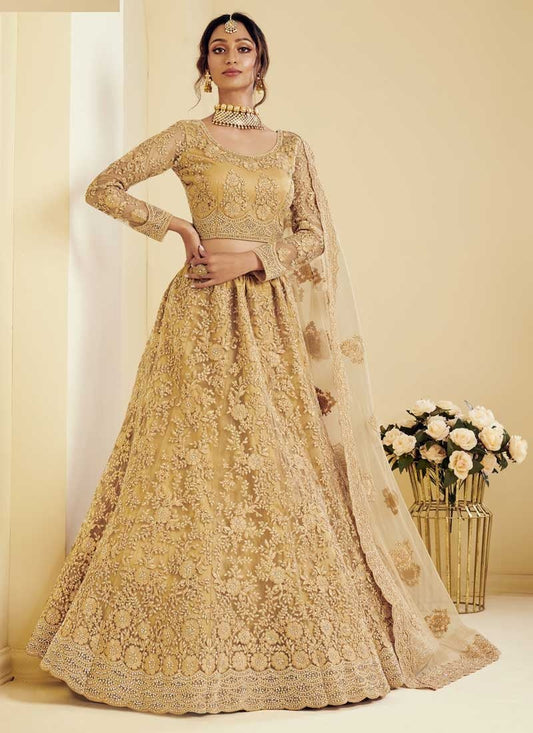 Gold Floral AWB - Indian Dress House 786