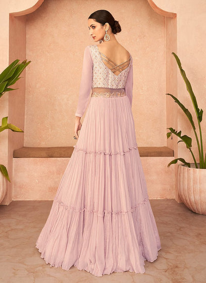 Gorgeous Baby Pink SDT - Indian Dress House 786