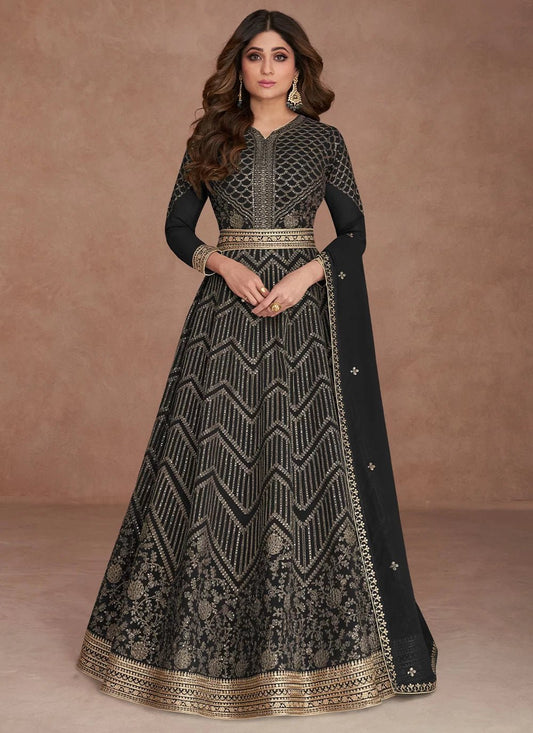 Gorgeous Black ASJI - Indian Dress House 786