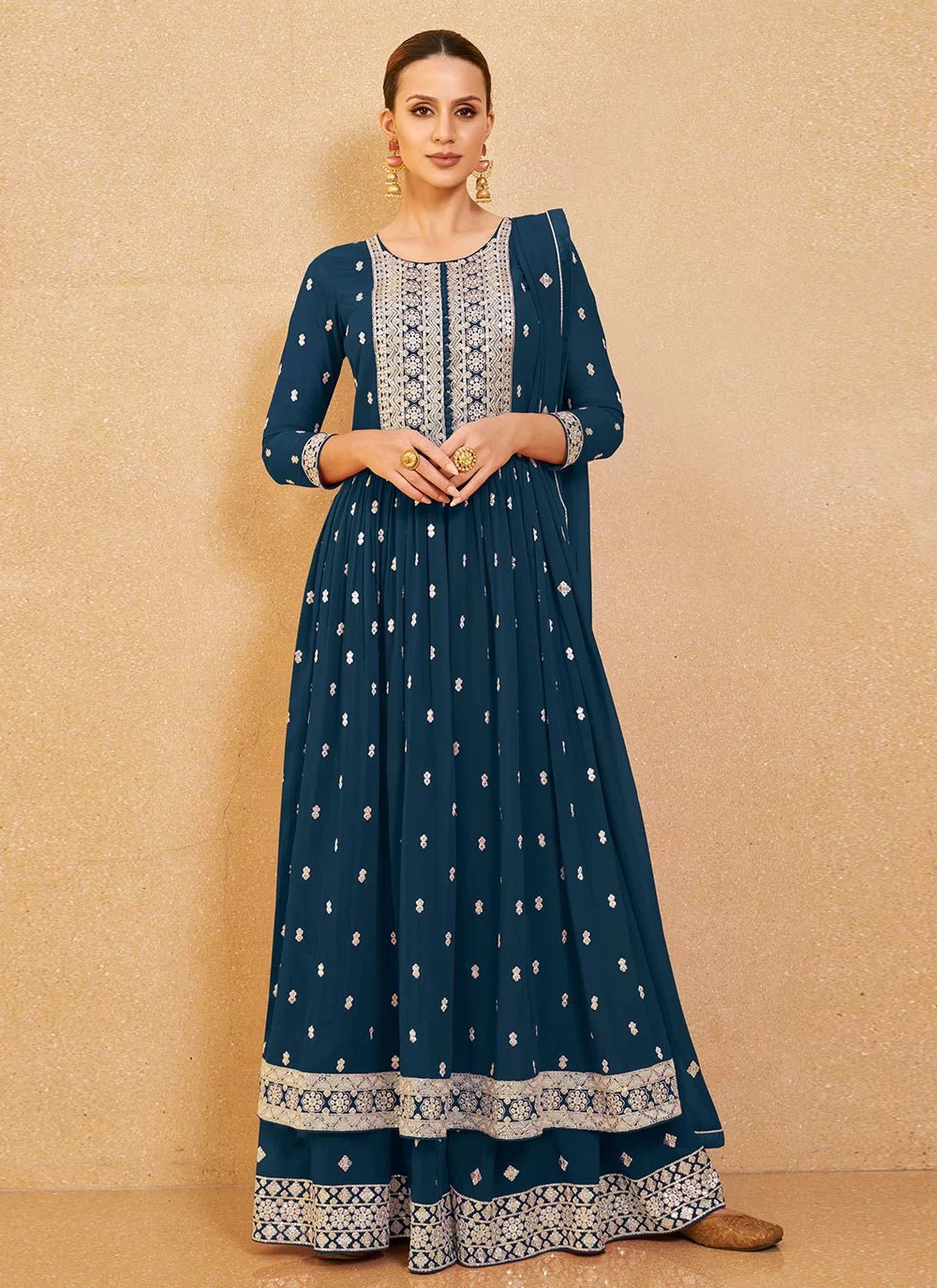 Gorgeous Blue ACNP - Indian Dress House 786