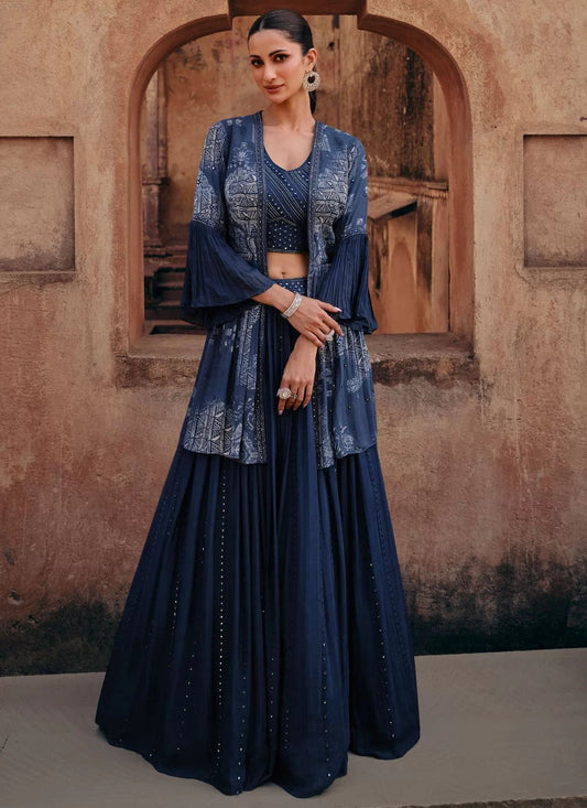 Gorgeous Blue SYR - Indian Dress House 786