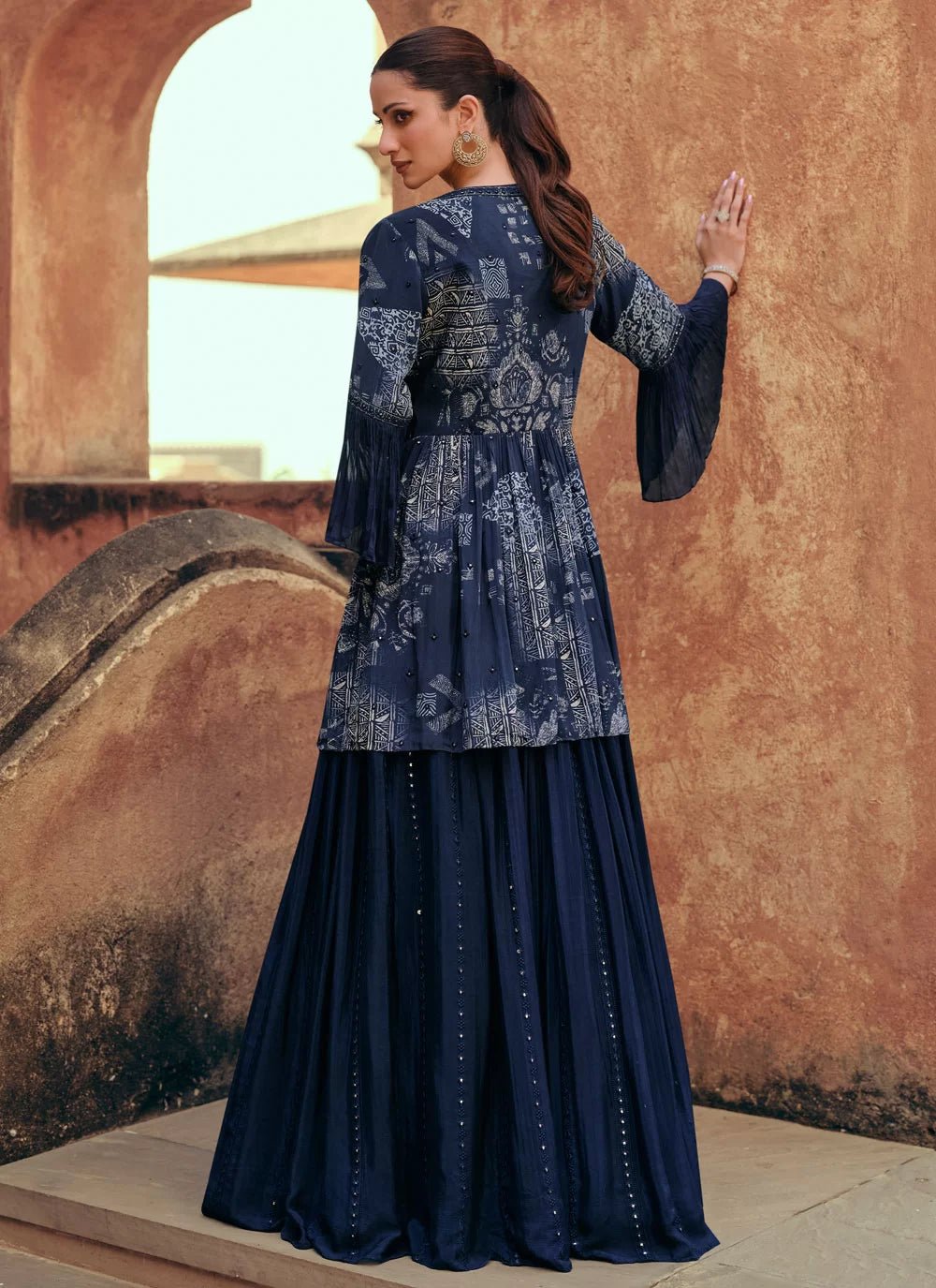 Gorgeous Blue SYR - Indian Dress House 786