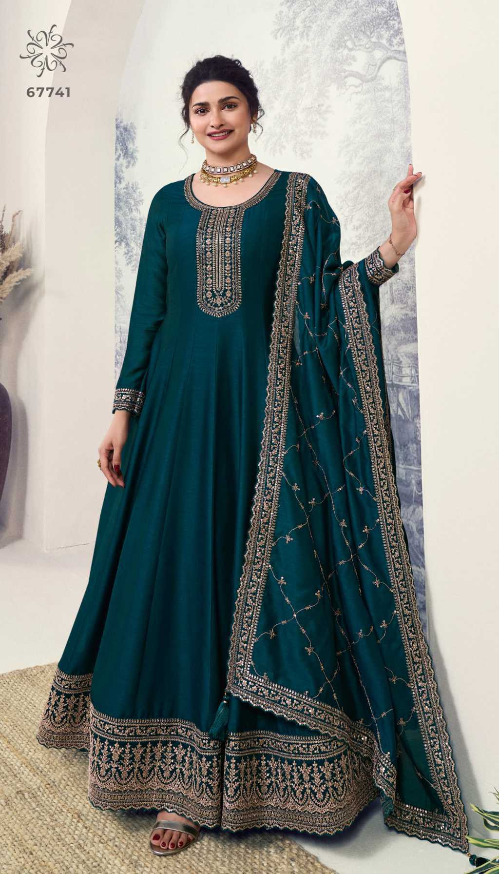 Gorgeous Blue VAY - Indian Dress House 786