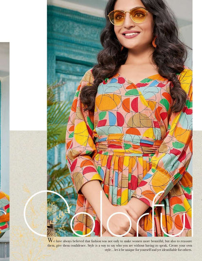 Gorgeous Checkered Short Dress PTF 1006 FVD - Indian Dress House 786