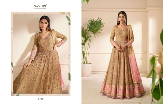 Gorgeous Floral Beige & Pink SYKH - Indian Dress House 786