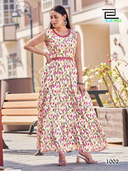 Gorgeous Floral BHSA 1002 FVD - Indian Dress House 786