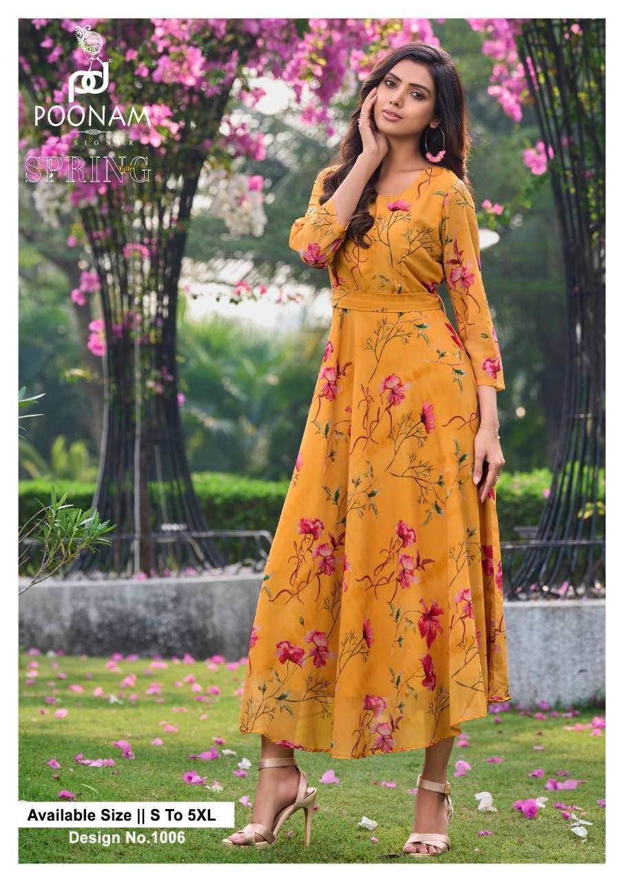 Gorgeous Floral Yellow PSV 1006 FVD - Indian Dress House 786
