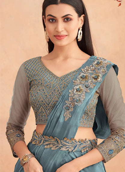 Gorgeous G Blue L/S - Indian Dress House 786