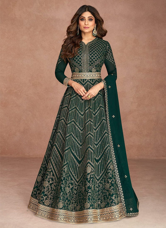 Gorgeous Green ASJI - Indian Dress House 786