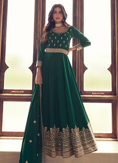 Gorgeous Green ASNJ - Indian Dress House 786