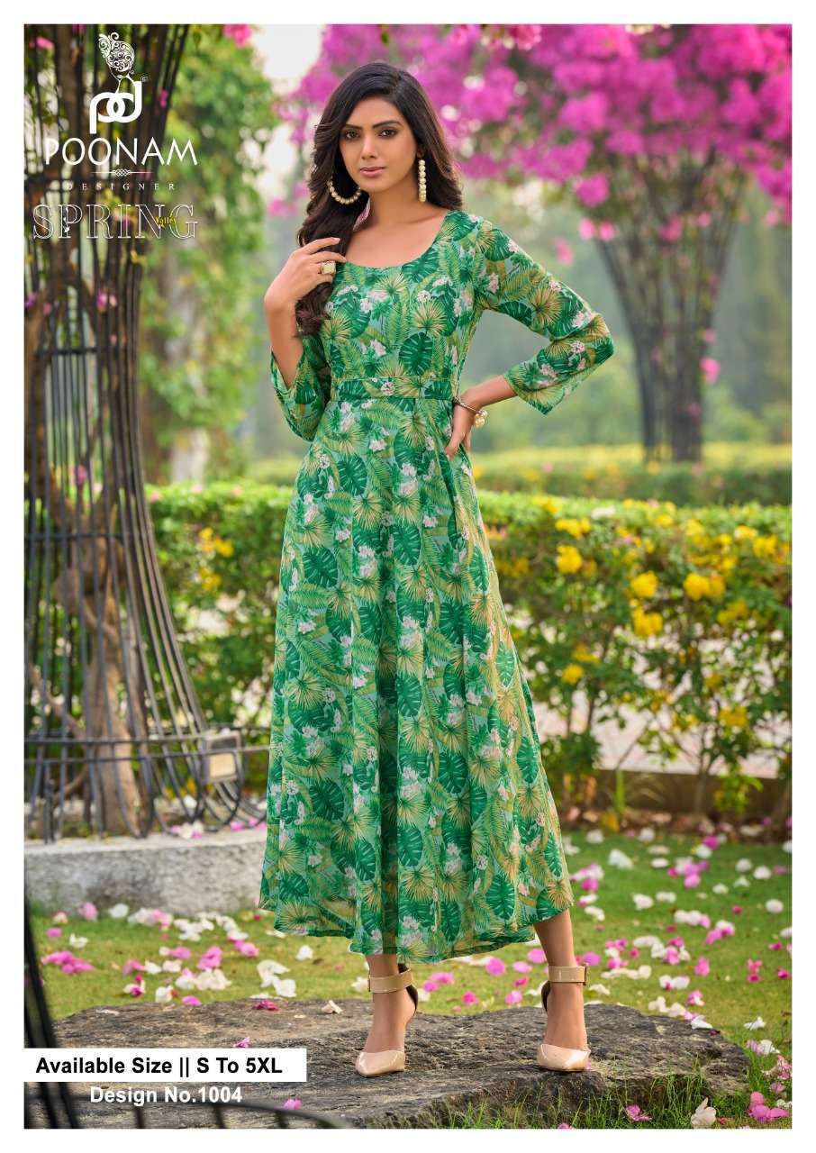 Gorgeous Green Floral PSV 1004 FVD - Indian Dress House 786