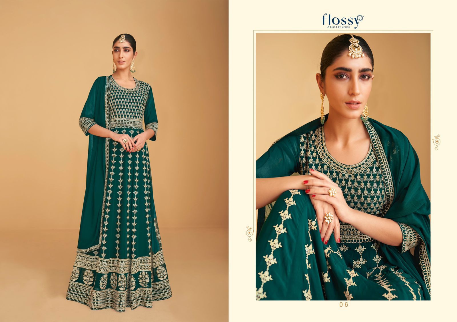 Gorgeous Green GFP - Indian Dress House 786