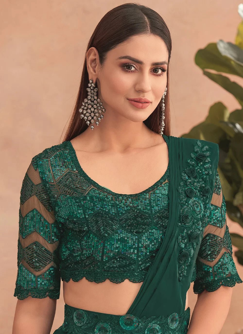 Gorgeous Green L/S - Indian Dress House 786