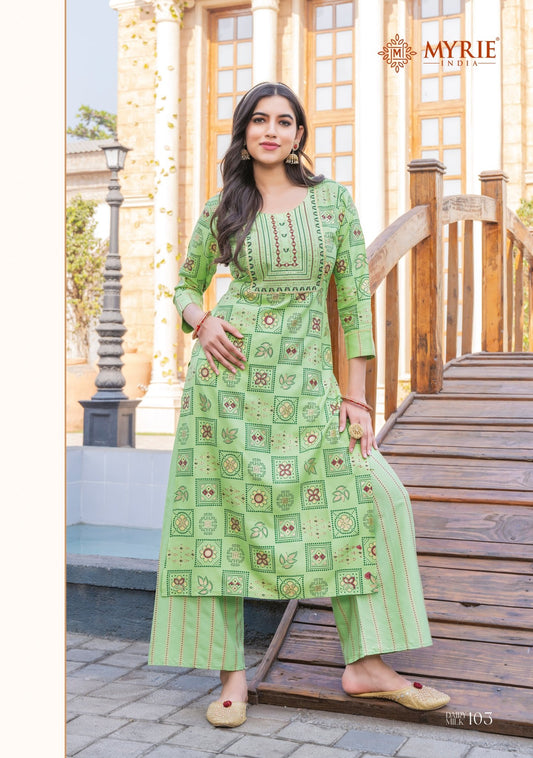 Gorgeous Green MID 103 FVD - Indian Dress House 786