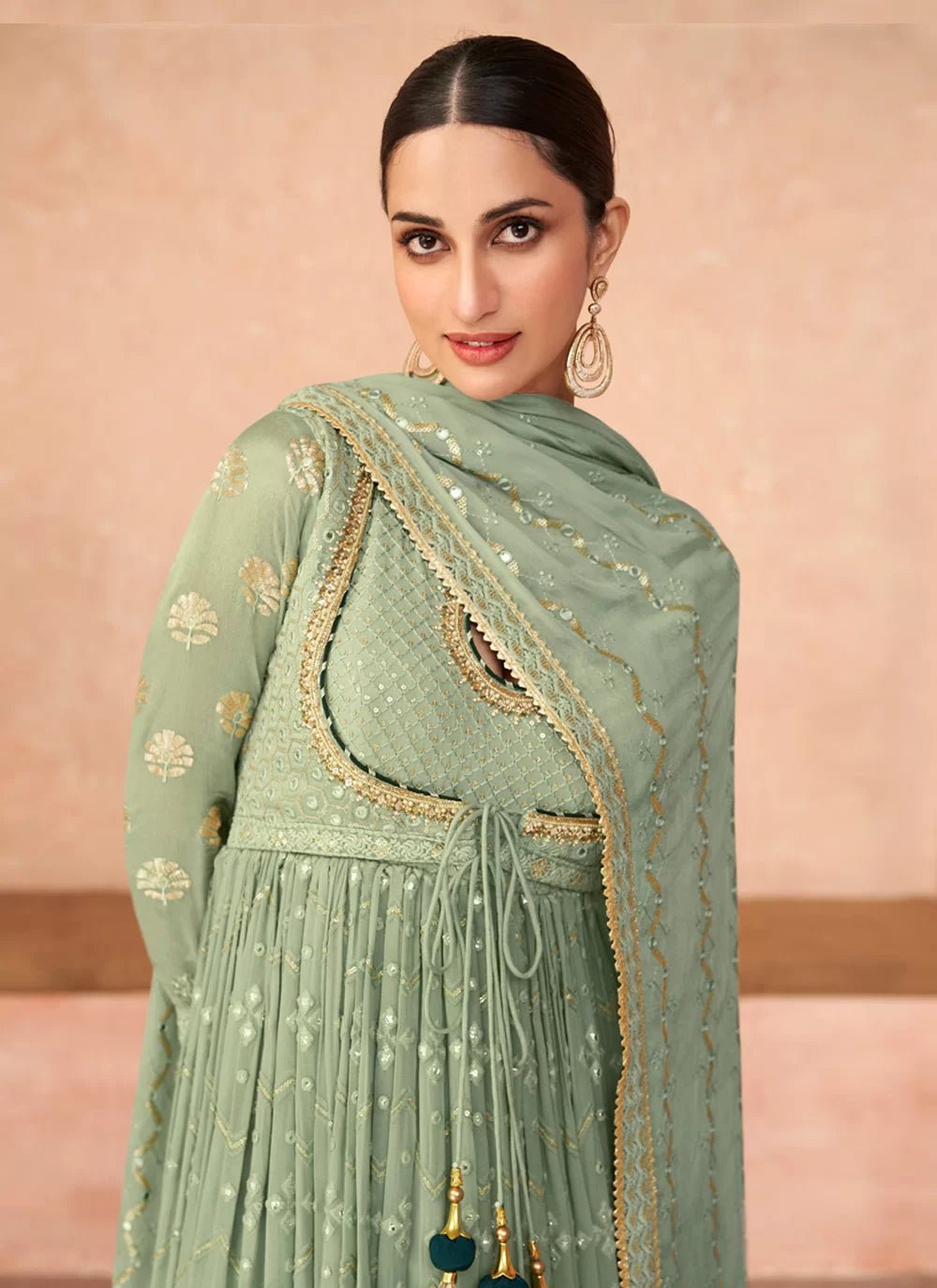 Gorgeous Green SYGM - Indian Dress House 786