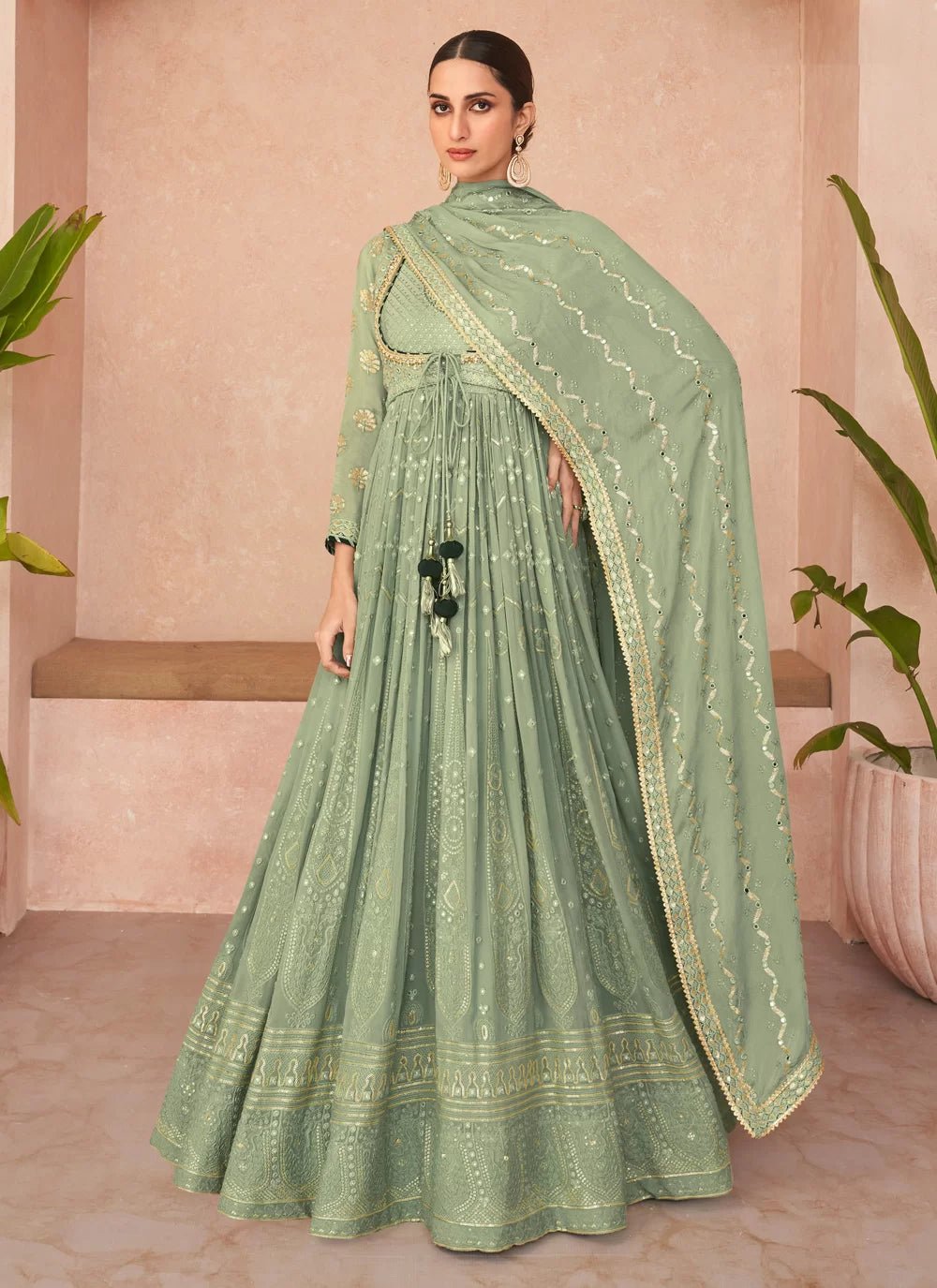 Gorgeous Green SYGM - Indian Dress House 786