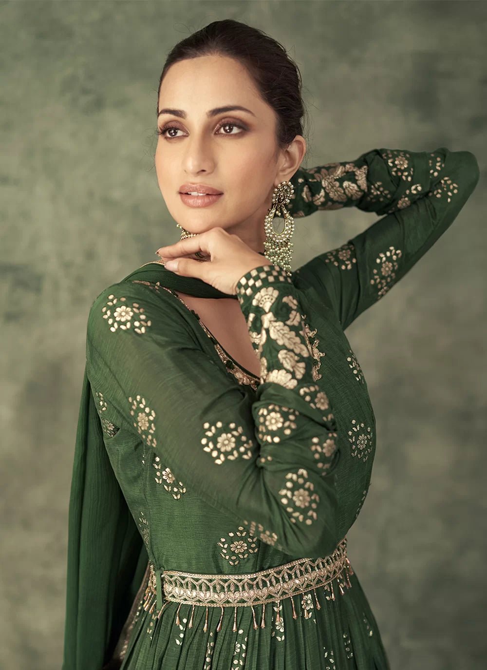 Gorgeous Green SYSH - Indian Dress House 786