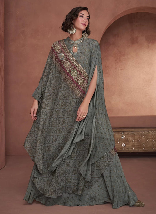 Gorgeous Grey SYU - Indian Dress House 786