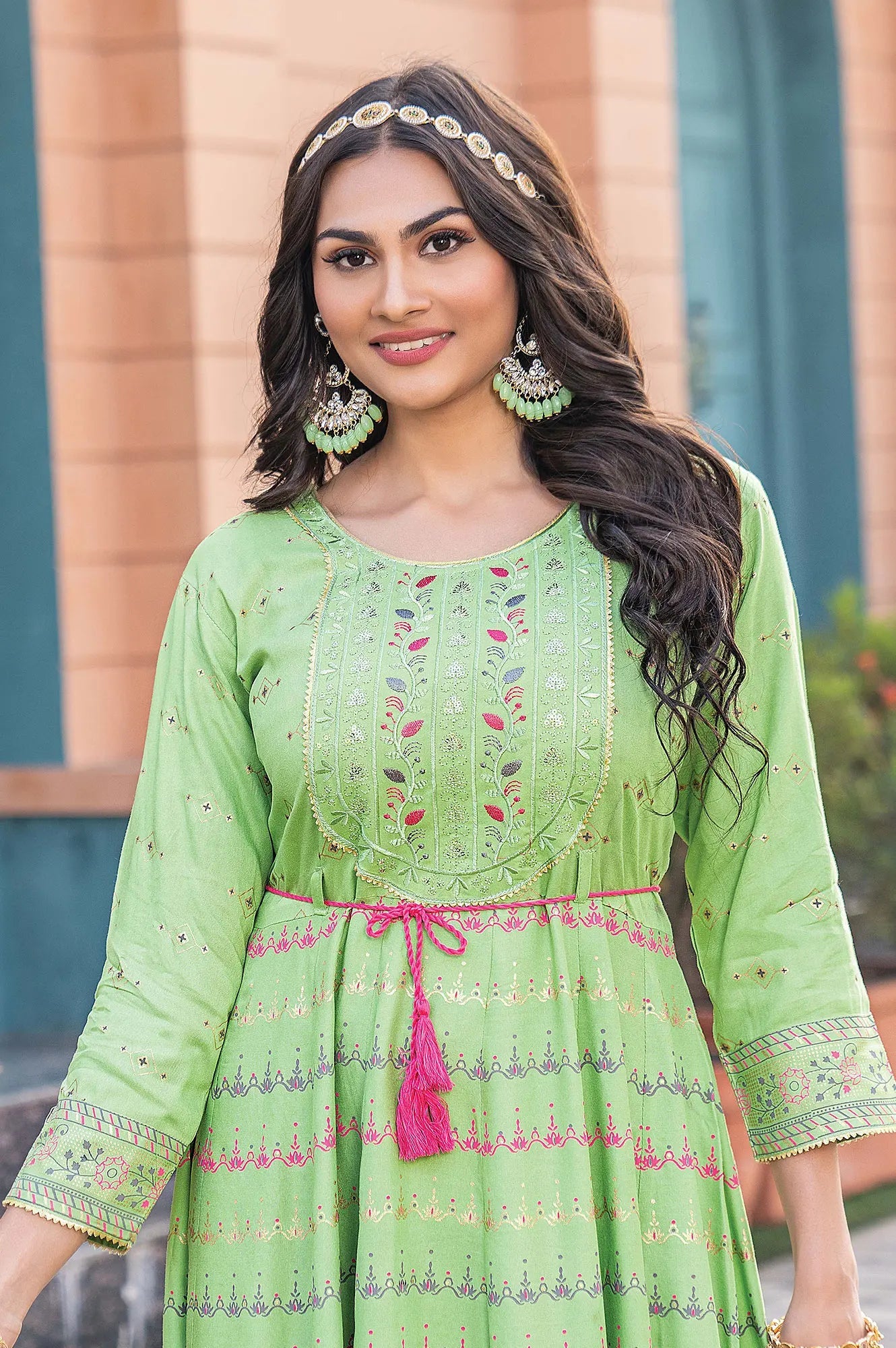 Gorgeous Light Green MIF 303 FVD - Indian Dress House 786 Gorgeous Light Green MIF 303 FVD - Indian Dress House 786