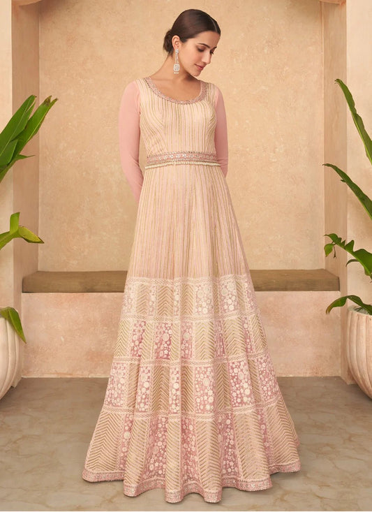 Gorgeous Peach SYGM - Indian Dress House 786