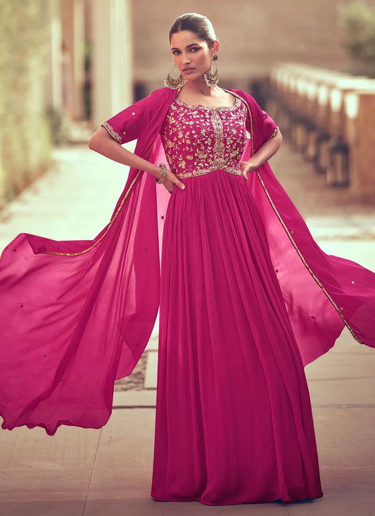 Gorgeous Pink JS SYMK - Indian Dress House 786