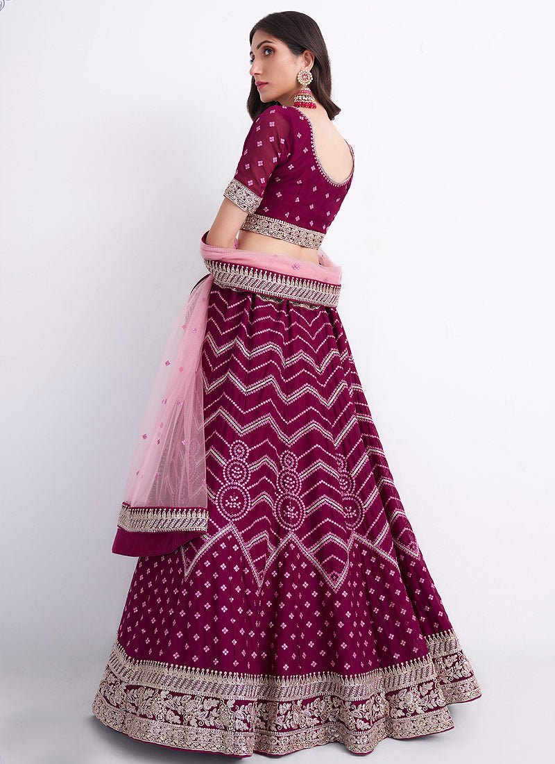 Gorgeous Purple ABHPL - Indian Dress House 786