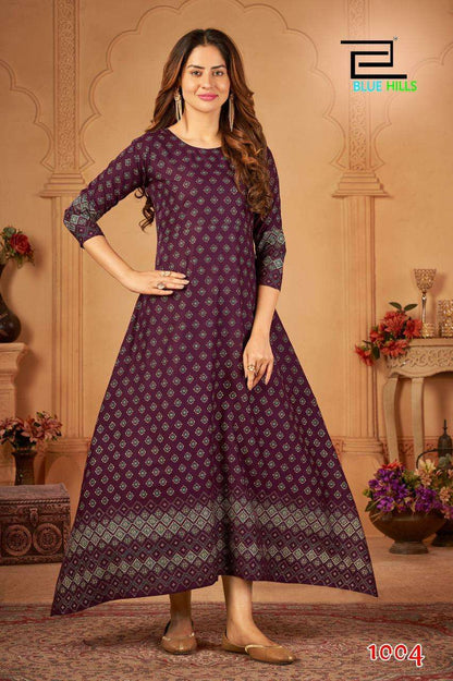 Gorgeous Purple BHW 1004 FVD - Indian Dress House 786