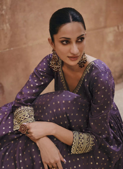 Gorgeous Purple SYAS - Indian Dress House 786