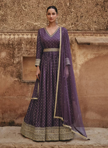 Gorgeous Purple SYAS - Indian Dress House 786
