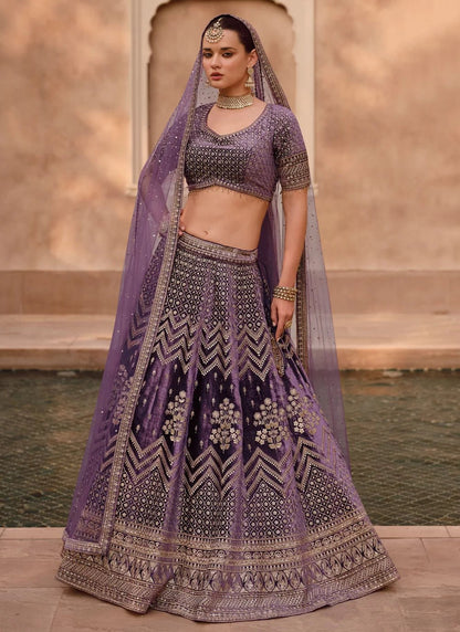 Gorgeous Purple SYHL - Indian Dress House 786