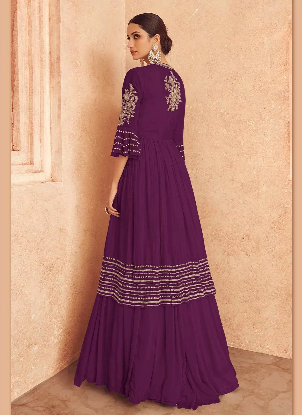 Gorgeous Purple SYT - Indian Dress House 786