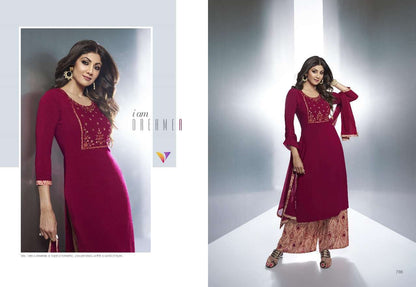 Gorgeous Red VTSP 786 FVD - Indian Dress House 786