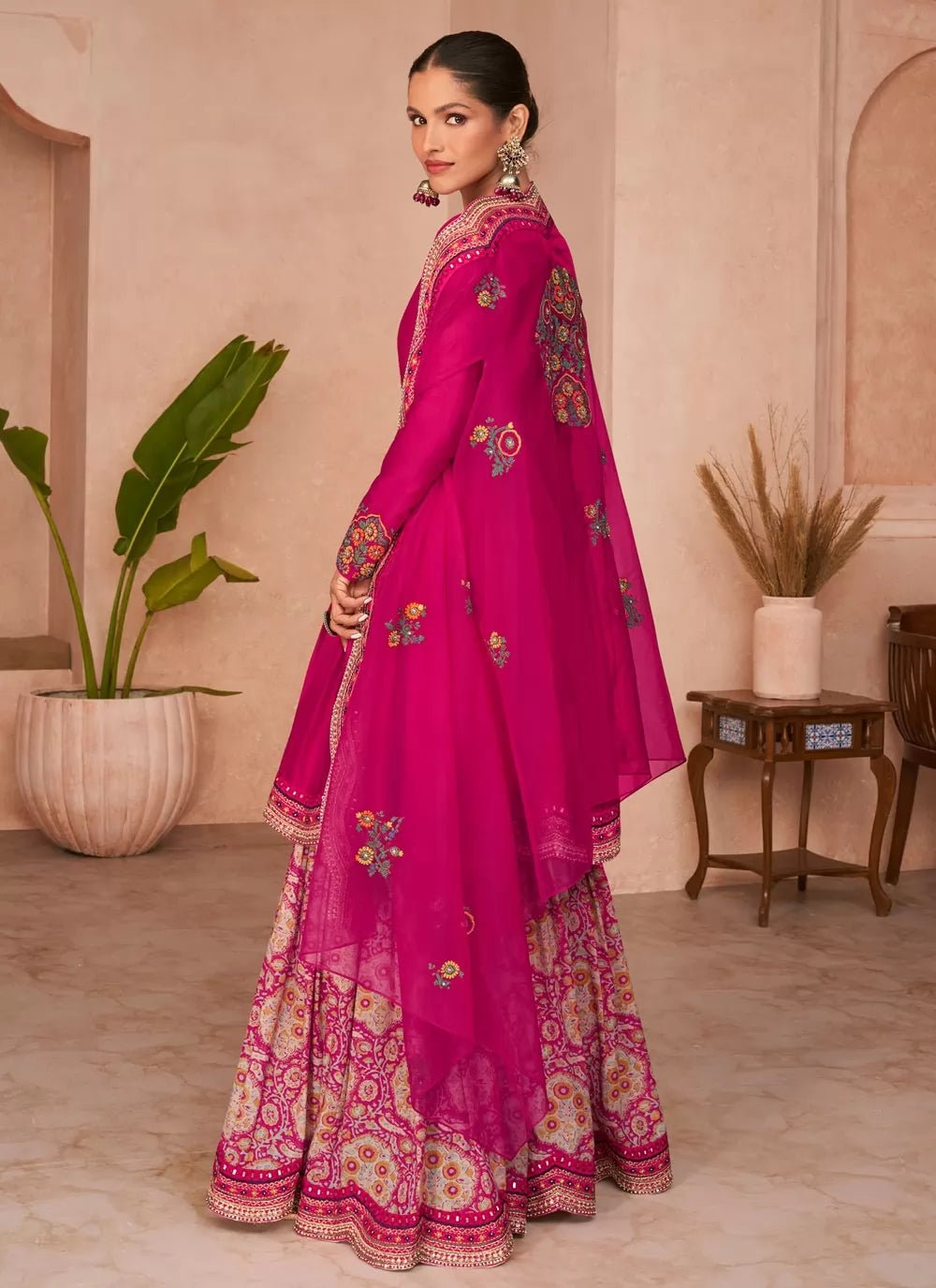 Gorgeous Sharara Pink SYO - Indian Dress House 786