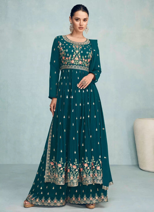 Gorgeous Teal ACNP - Indian Dress House 786