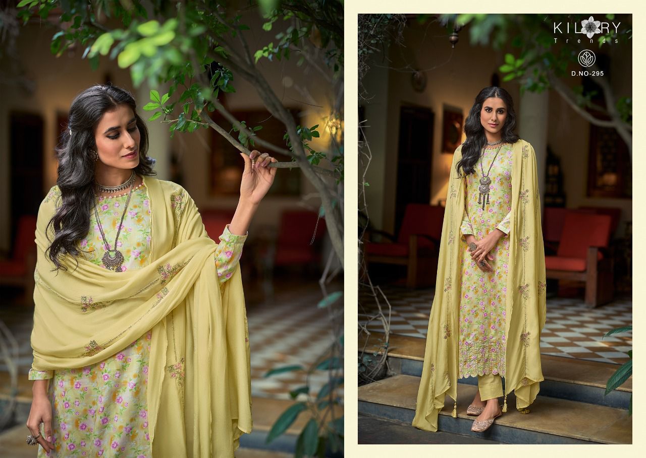 Gorgeous Yellow Floral KTSK - Indian Dress House 786