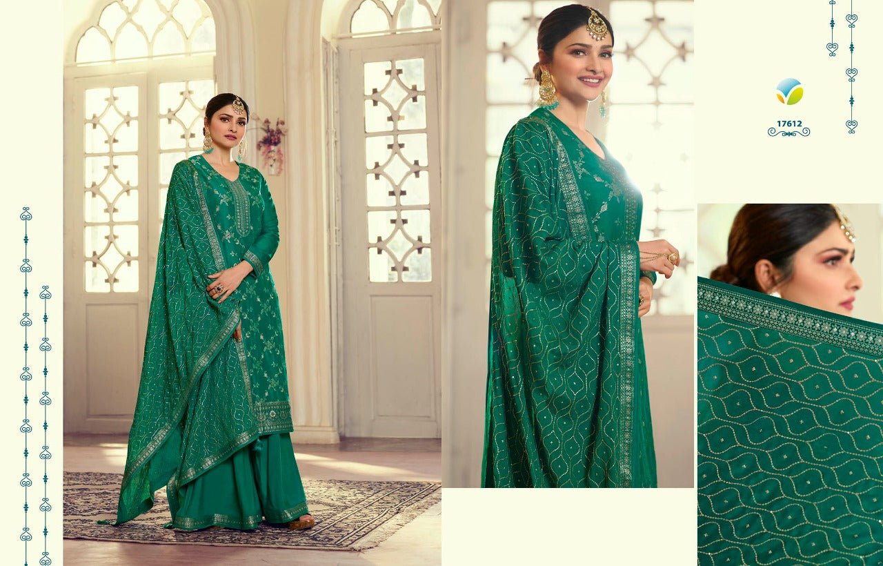 Green VKS 17612 - Indian Dress House 786