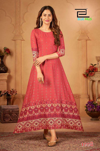 Peach BHW 1008 FVD - Indian Dress House 786