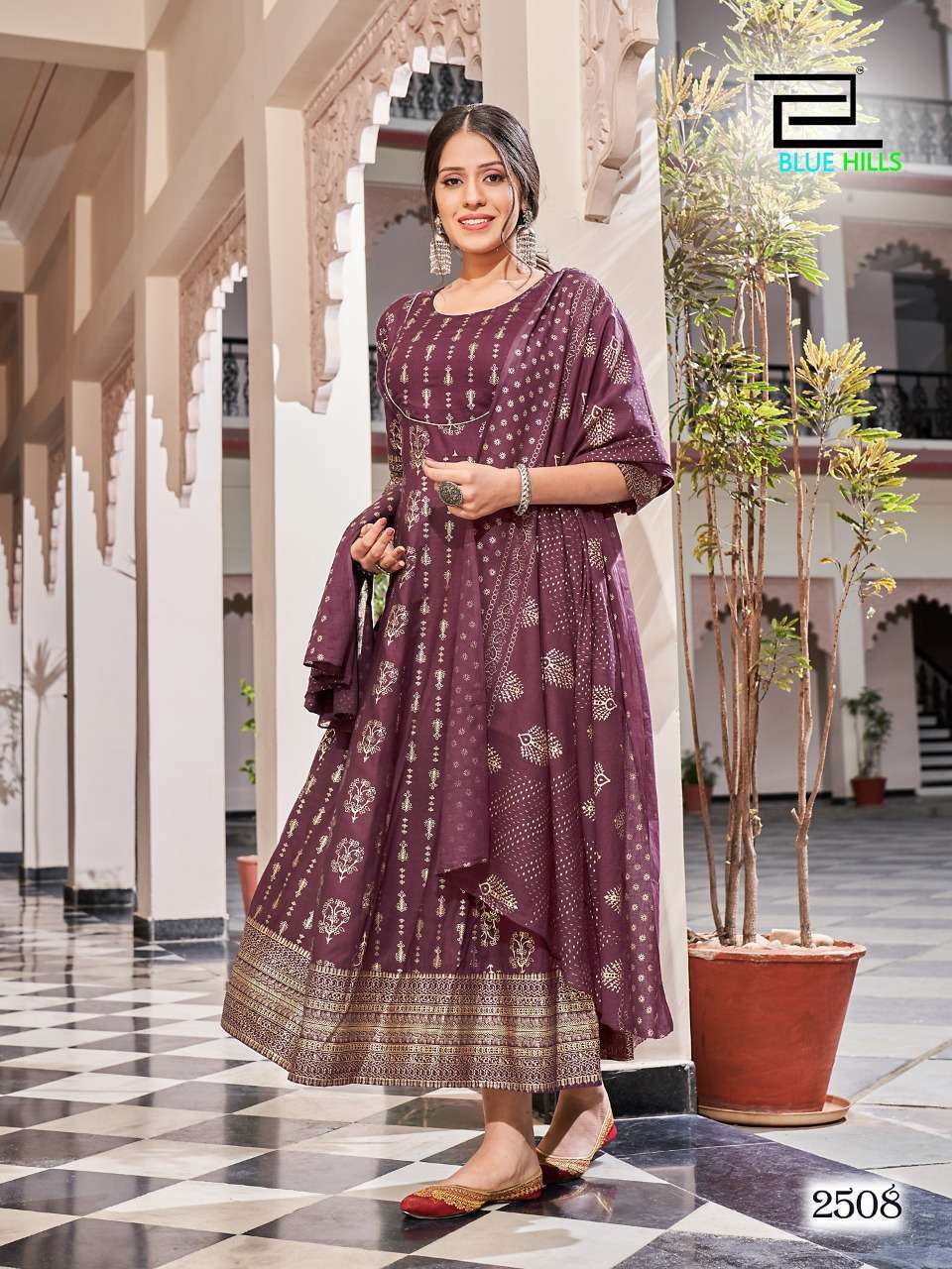 Purple BHG 2508 - Indian Dress House 786