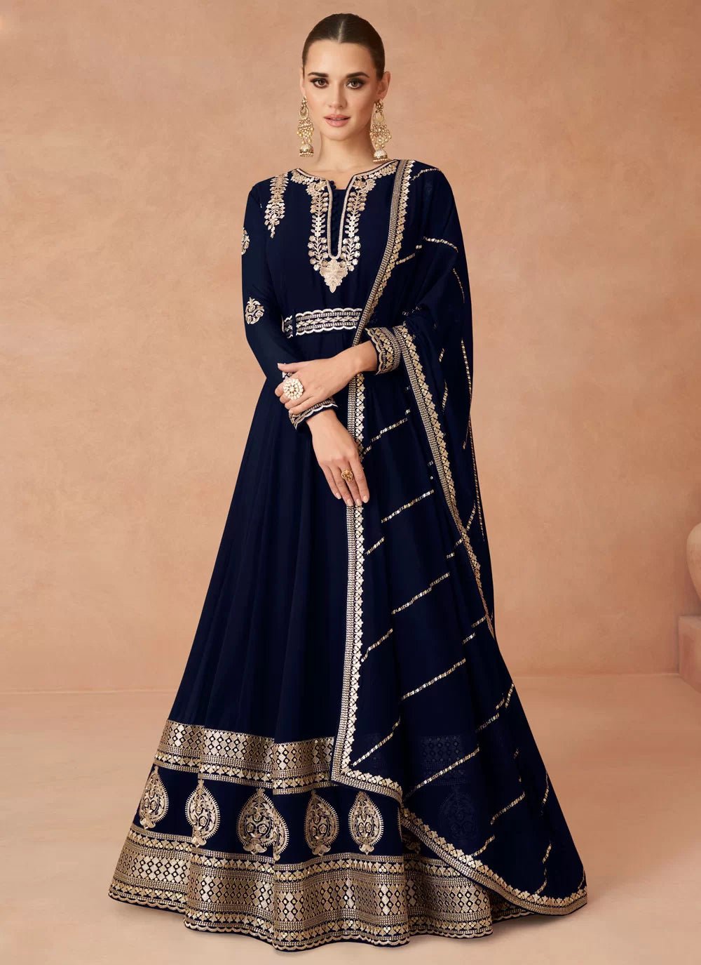 Ravishing Black ARAS - Indian Dress House 786