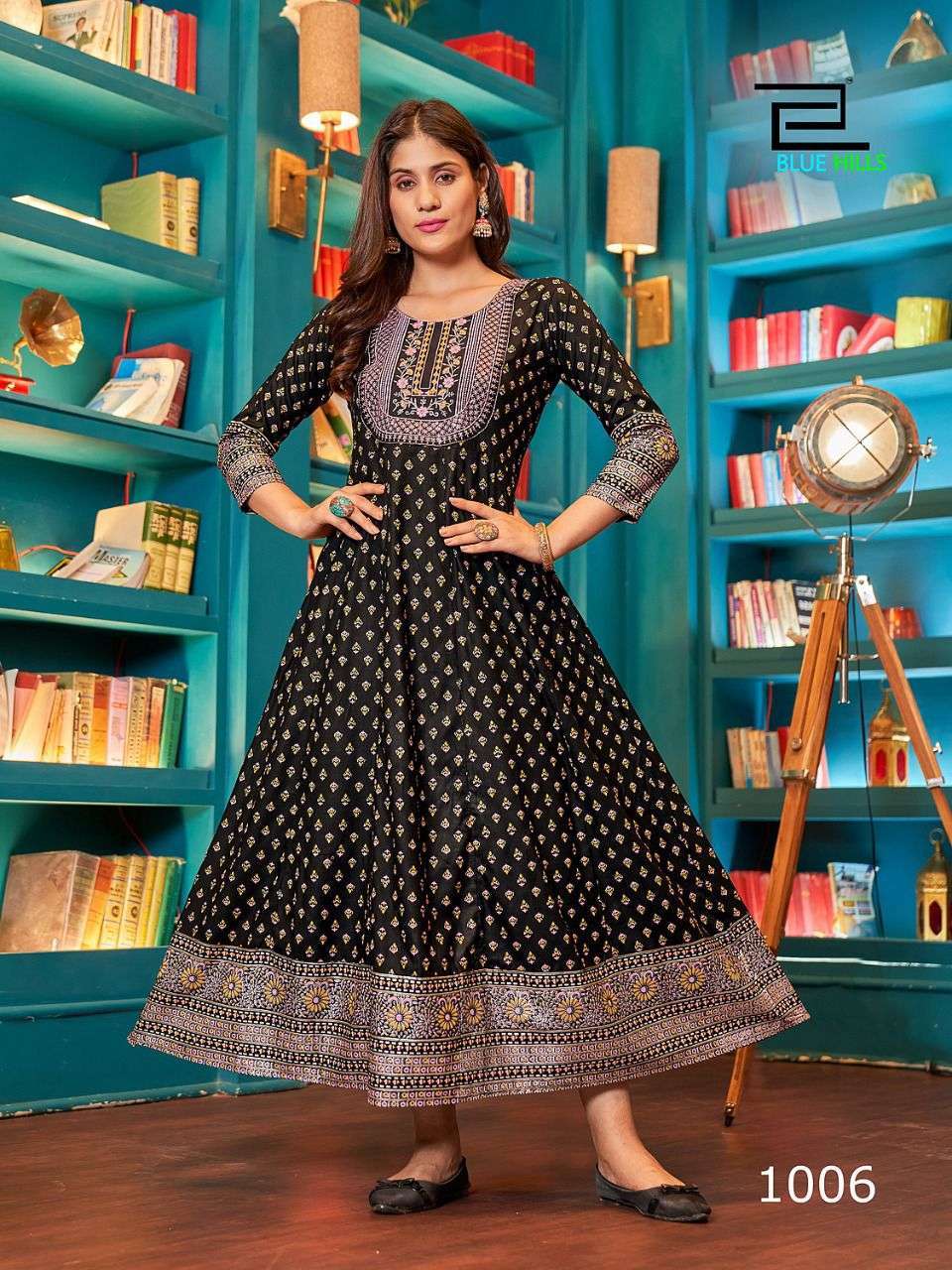 Ravishing Black BHC 1006 FVD - Indian Dress House 786