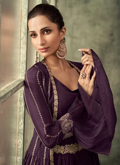 Ravishing Purple SYE - Indian Dress House 786