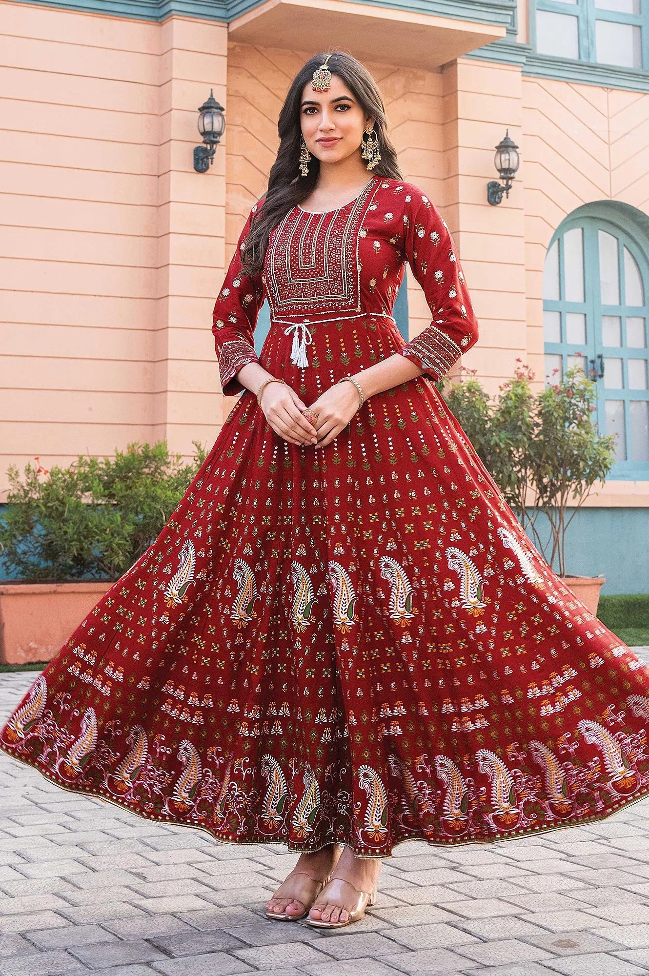 Ravishing Red MIF 305 FVD - Indian Dress House 786