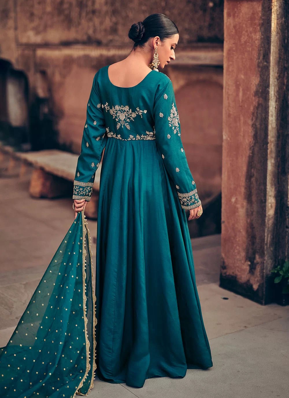 Simple Teal SYMK - Indian Dress House 786