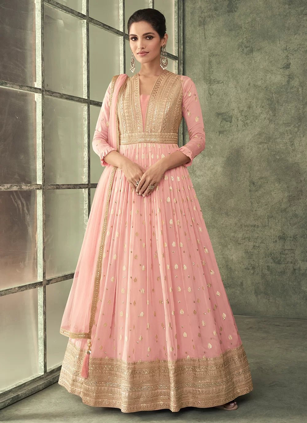 Soft Dusty Pink SYSH - Indian Dress House 786