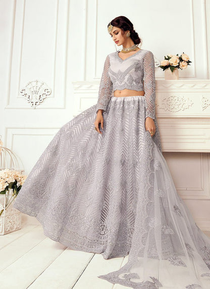 Soft Pastel Puprle ABLP - Indian Dress House 786